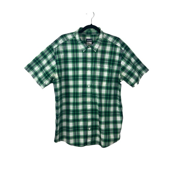 Patagonia Other - Patagonia Fezzman Short Sleeve Button Front Shirt Organic Cotton